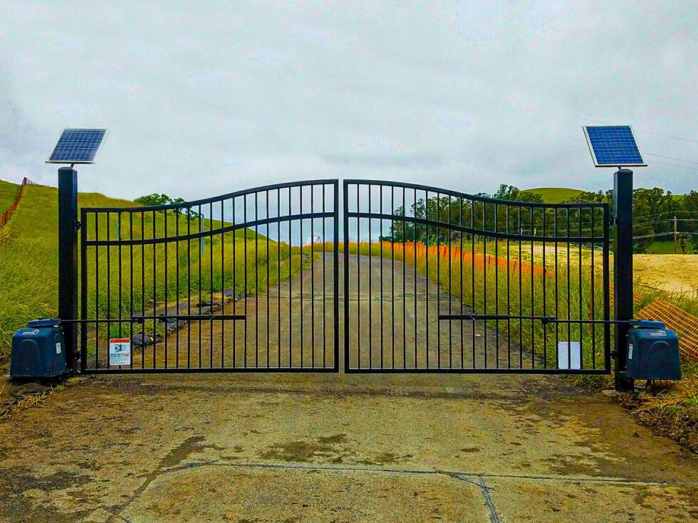 Custom Built Automated Gates Construction Company Residential Gate